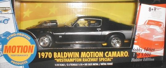 Black 1970 Baldwin Motion Camaro