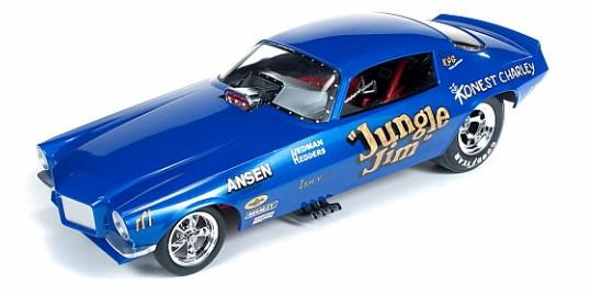 Auto World Blue Jungle Jim Funny Car Camaro