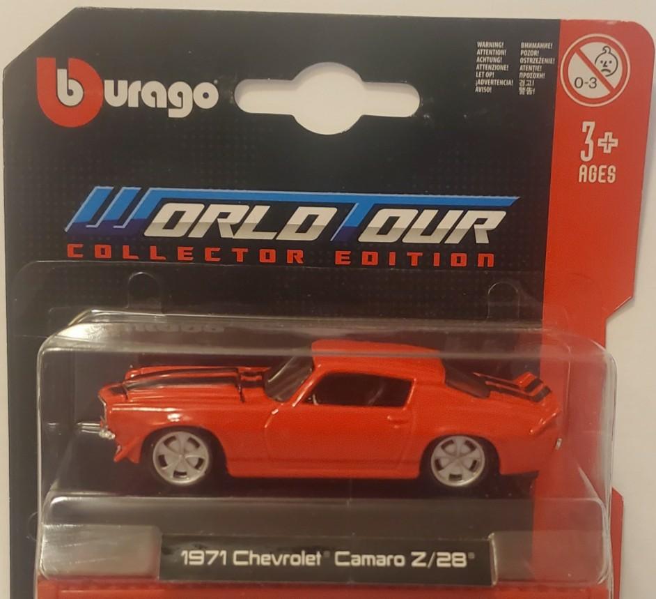 Bburago Red 1971 Camaro Z28
