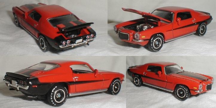ERTL/Racing Champions 1:64 Red 1970 Baldwin Motion Camaro Z28
