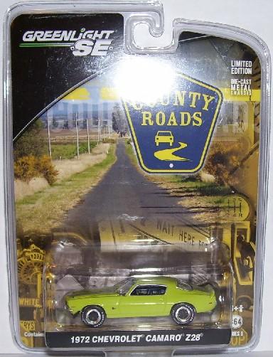 Greenlight Country Roads 1972 Camaro Z28