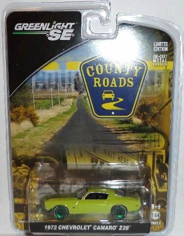 Greenlight Green Machine Country Roads 1972 Camaro Z28