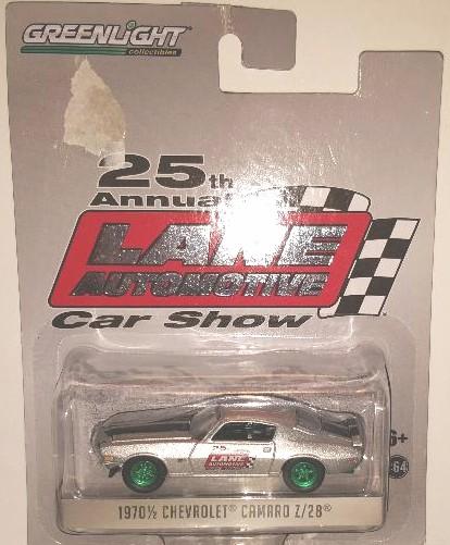 Greenlight Green Machine Lane Automotive Car Show 1970 Camaro Z28