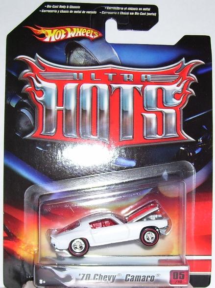 Hotwheels Ultra Hots White 1970 Camaro Z28