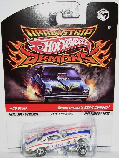 Hotwheels Dragstrip Demons Bruce Larson USA-1 Camaro