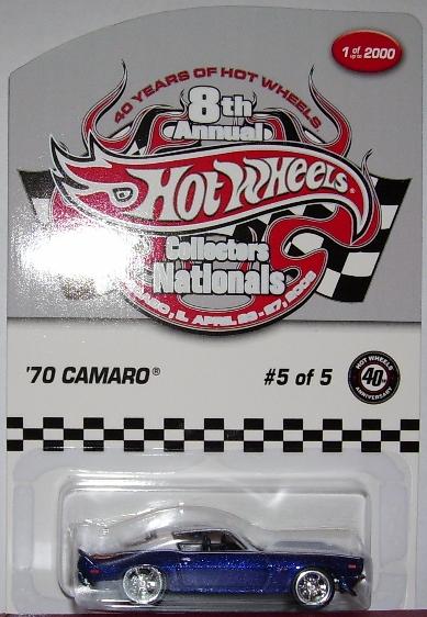 8th Annual Hotwheels Collectors Nationals 1970 Camaro