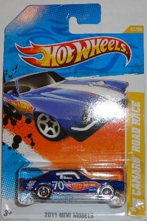 Hotwheels Blue Road Race 1970 Camaro