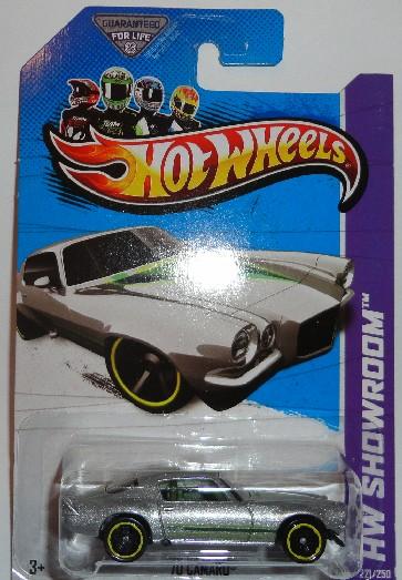 Hotwheels Silver Showroom Camaro