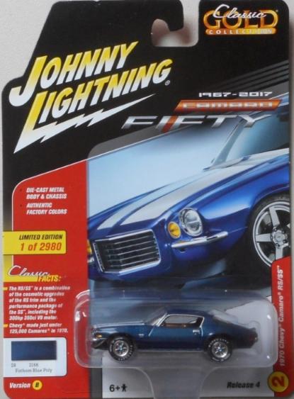 JL Camaro Fifty Blue 1970 Camaro RS/SS