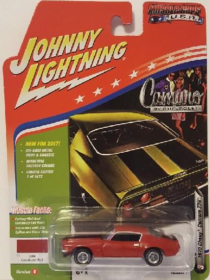 JL Muscle Cars U.S.A. Cranberry Red 1970 Camaro Z28