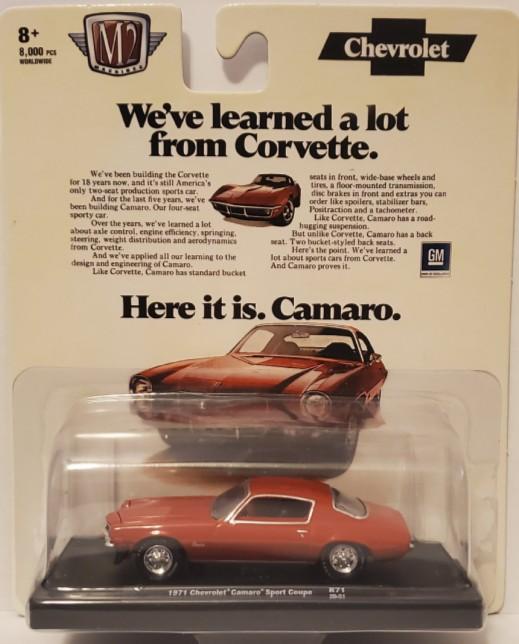 M2 Advertisement 1971 Camaro Sport Coupe