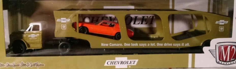 M2 Car Hauler with Orange Camaro