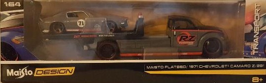 Maisto Flatbed with 1971 Camaro Z28