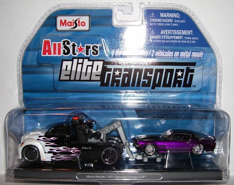 Black over Purple Maisto 1971 Camaro Z28