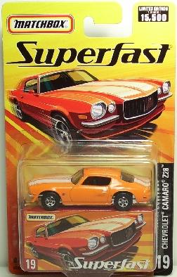 MB SuperFast Orange Camaro