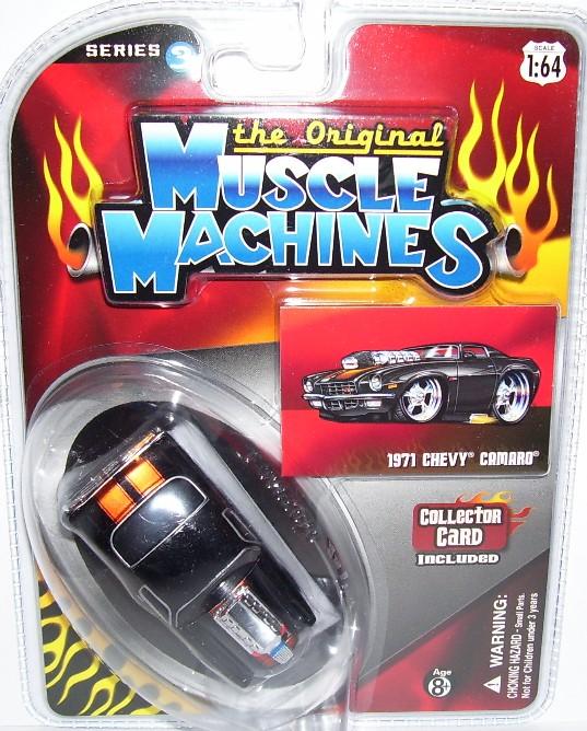 Muscle Machines Wave 3 Black Camaro