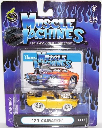 Muscle Machines L/E Yellow Camaro Z28