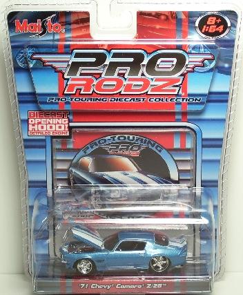 Blue Maisto Pro Rodz 1971 Camaro
