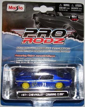 Maisto Blue 1971 Camaro Z28