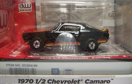 AutoWorld Hot Rod Black Camaro