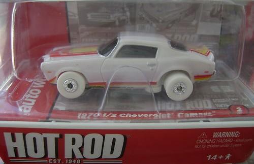 AutoWorld White Lightning Hot Rod Camaro